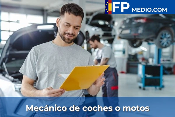 Mecánico de coches o motos